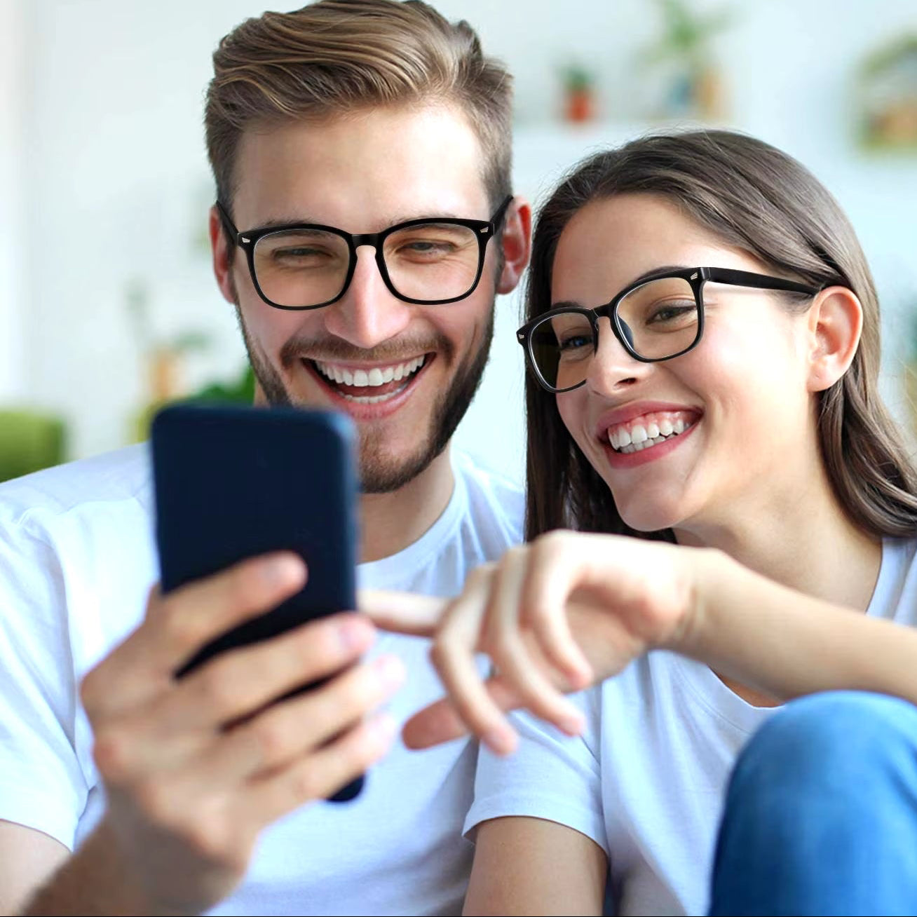 Blue Light Blocking Glasses Square Nerd Eyeglasses Frame anti Blue Ray Computer Game Glasses